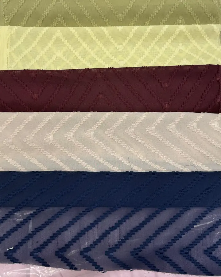 Chiffon Jacquard photographed fabric view 2 of 18