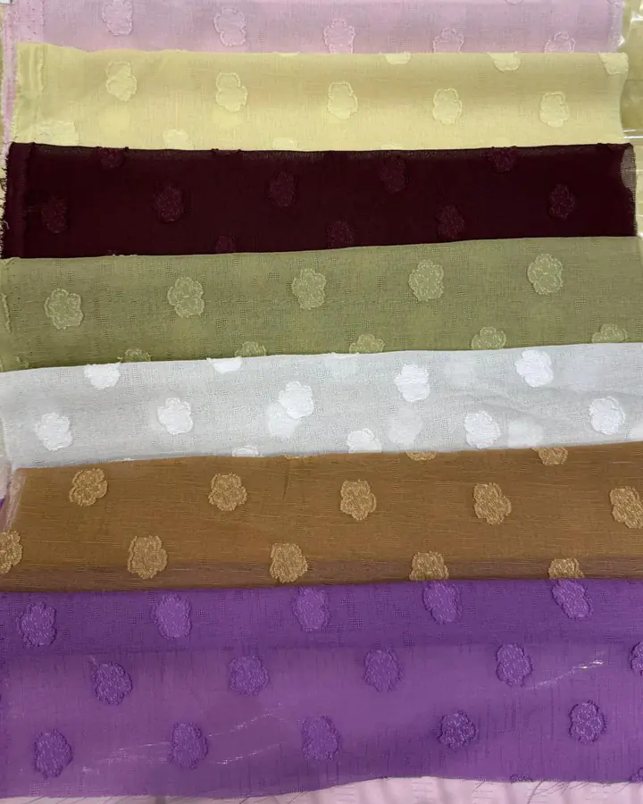 Chiffon Jacquard photographed fabric view 13 of 18