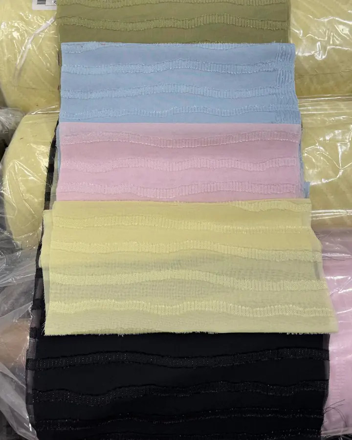 Chiffon Jacquard photographed fabric view 15 of 18