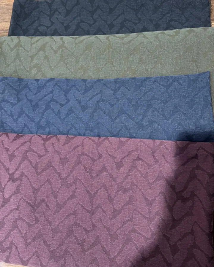 Lyocell Tencel Jacquard photographed fabric view 1 of 7