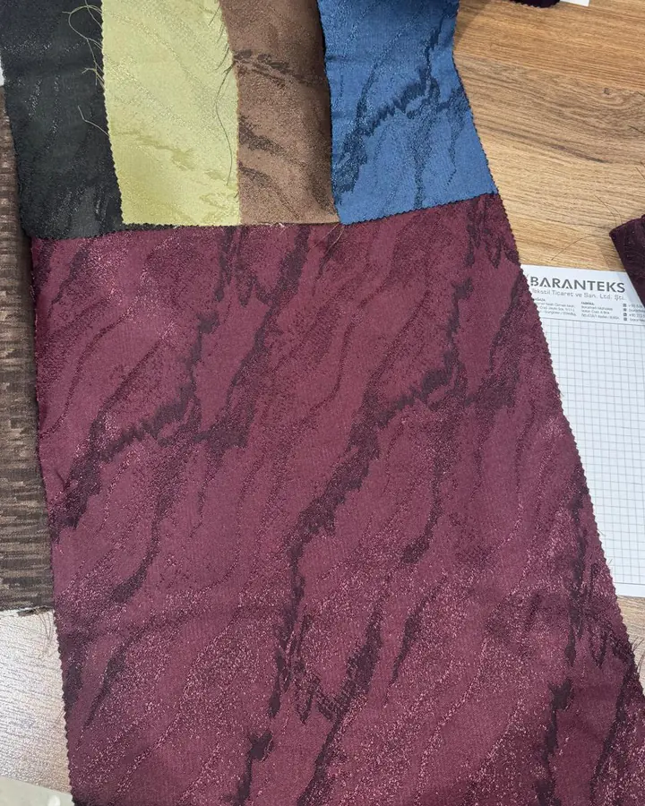 Satin Jacquard photographed fabric view 1 of 12