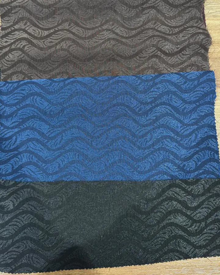 Satin Jacquard photographed fabric view 3 of 12